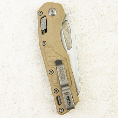 Нож Microtech MSI, Stonewash, M390, G10 Frag Tan, 210-10 Нож Microtech MSI, Stonewash, M390, G10 Frag Tan, 210-10