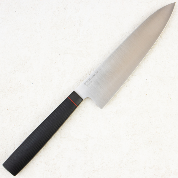 Нож мини шеф OWL CH160 F, MagnaCut Cryo, G10 Black