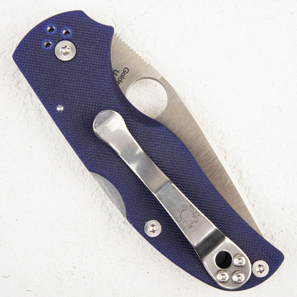 Нож Spyderco Native 5 Lockback Blue - складной туристические ножи из стали