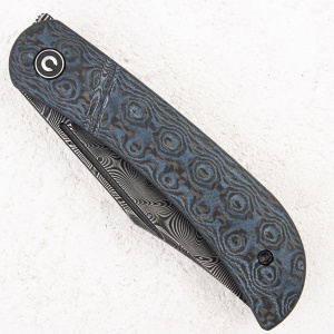 Нож CIVIVI Appalachian Drifter, Damascus, Rose Pattern Carbon/G10 Blue, C2015DS-2 Нож CIVIVI Appalachian Drifter, Damascus, Rose Pattern Carbon/G10 Blue, C2015DS-2