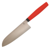 Нож Сантоку OWL Knife SA160 F, N690 Cryo, G10 Red Handle