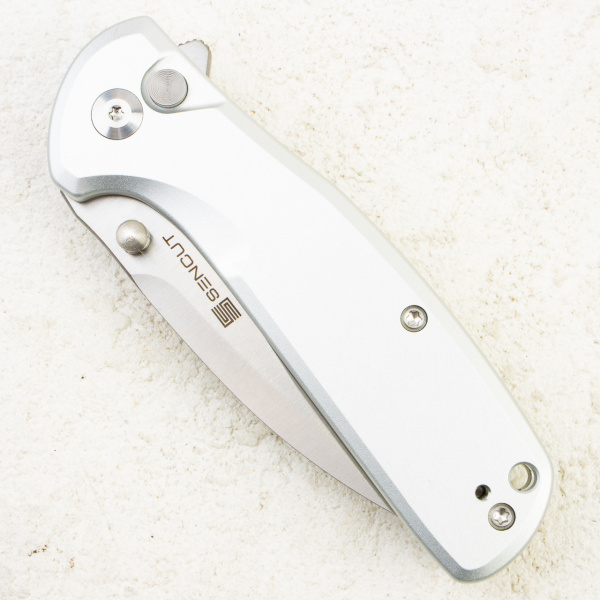 Нож SENCUT ArcBlast Flipper & Button Lock, 9Cr18MoV, Aluminum Handle, S22043B-2