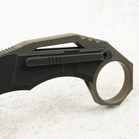 Нож WE Knife Tayra, M390, Titanium Black Handle, WE24069-1 Нож WE Knife Tayra, M390, Titanium Black Handle, WE24069-1