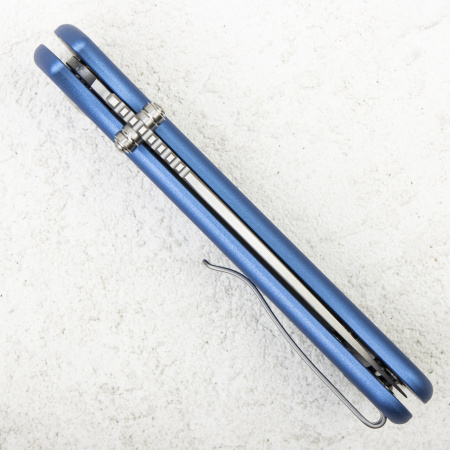 Нож CIVIVI Qubit Button Lock, 14C28N, Aluminum Blue, C22030E-3 Нож CIVIVI Qubit Button Lock, 14C28N, Aluminum Blue, C22030E-3