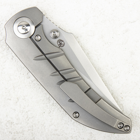 Нож WE Knife Riff-Raff, CPM 20CV, Titanium Bead Blasted - купить в интернет-магазине Blademan