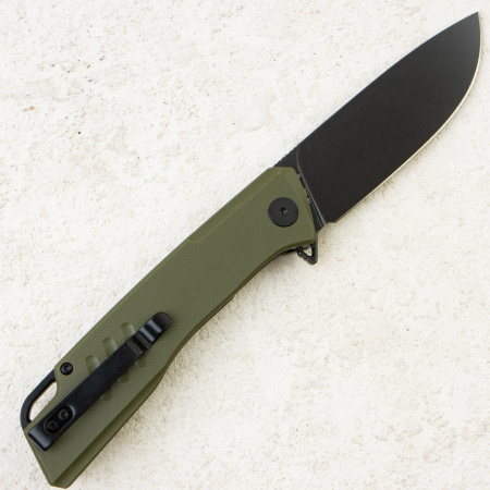 Нож Petrified Fish Loco, D2, Black Stonewash, G10 Green Handle, PFB02GRDW Нож Petrified Fish Loco, D2, Black Stonewash, G10 Green Handle, PFB02GRDW