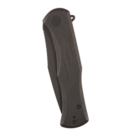 Нож WE Knife Primoris, Black Stonewashed, 20CV, Titanium Black Handle, WE20047A-3