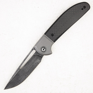 Нож CIVIVI Trailblazer XL, Damascus, G10/Carbon Black, C2101DS-1 Нож CIVIVI Trailblazer XL, Damascus, G10/Carbon Black, C2101DS-1