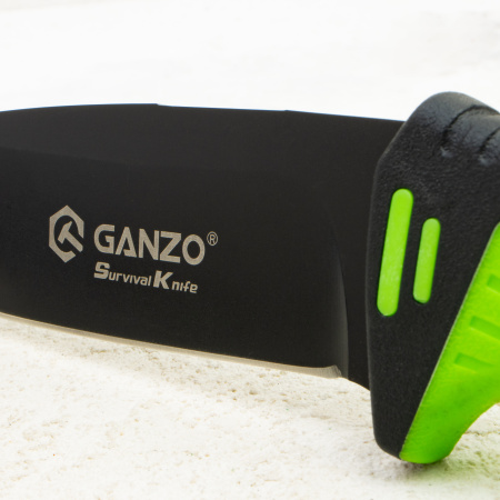 Нож Ganzo Survival Knife, 7Cr17MoV, ABS Light Green, G8012-LG