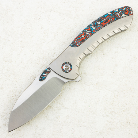 Нож QSP Capybara, M390, Carbon Fiber / Titanium Handle, QS152-B1