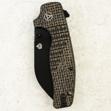 Нож QSP Chefmaster, Black 14C28N, Coarse Micarta Brown, QS163-C2 Нож QSP Chefmaster, Black 14C28N, Coarse Micarta Brown, QS163-C2