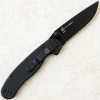 Нож Ontario RAT-2, Black D2, Nylon Black Handle, 8830