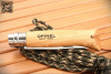 Нож Opinel №8, Нержавеющая сталь, Бук, с кожаным темляком - купить в интернет-магазине Blademan