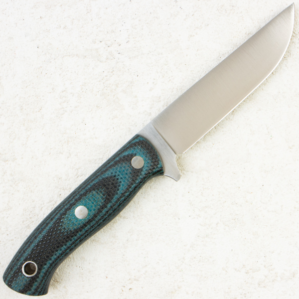 Нож Южный Крест F5, CPR, Micarta Black/Blue, Насечка