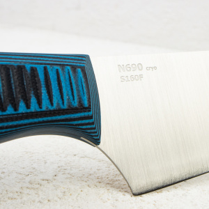 Нож OWL S160F Мини-Шеф, N690, G-10 Black-Blue, OWL-5041111040 - купить в интернет-магазине Blademan