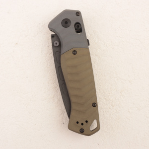 Нож Benchmade PSK, MagnaCut, Gray/OD Green G10 Handle, 593BK