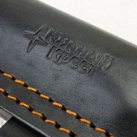 Нож Южный Крест Кефарт, VG10, Конвекс, Микарта Черная, Насечка