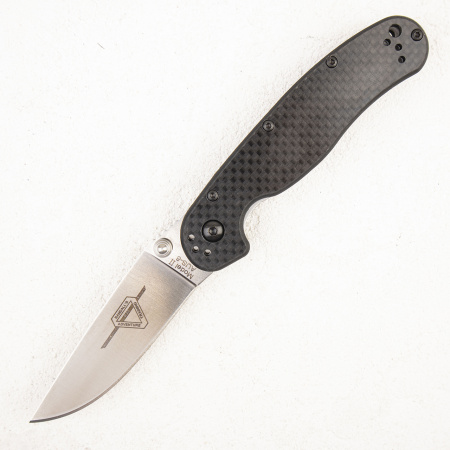Нож Ontario Rat 2, AUS-8, Satin, Black Carbon, 8836