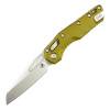 Нож Microtech MSI, Stonewash, M390, Aluminum Fluted OD Green, 210-10