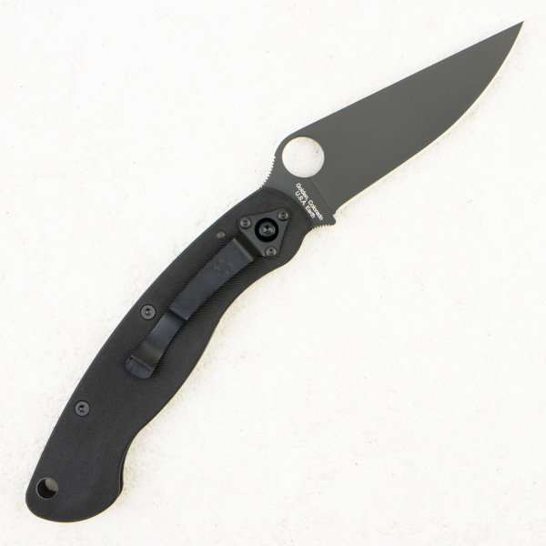 Нож Spyderco Military C36GPBK, CPM S30V, G10 Black - складной туристические ножи из стали
