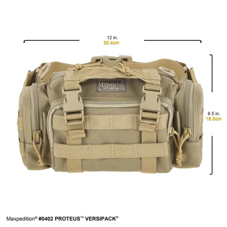 Тактическая сумка MAXPEDITION Proteus Versipack 4,5L, Khaki, 0402K