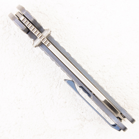 Нож QSP Penguin, 154CM, Titanium Frag Blue, QS130-RFRG1 - купить в интернет-магазине Blademan