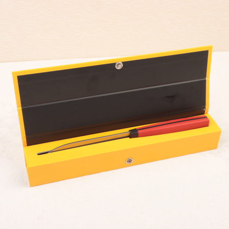 Нож мини Сантоку OWL SA110, N690 Cryo, G10 Red Handle