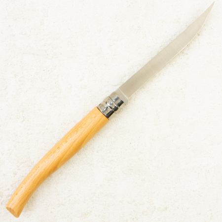 Нож филейный Opinel №12, XC90, Beech Wood, 518