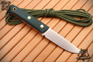 Южный Крест - M1, D2, Микарта изумруд/насечка - купить в интернет-магазине Blademan