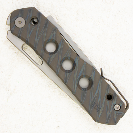 Нож WE Knife Vision R, CPM 20CV, Tiger Stripe Pattern Flamed Titanium Handle Нож WE Knife Vision R, CPM 20CV, Tiger Stripe Pattern Flamed Titanium Handle - купить в интернет-магазине Blademan