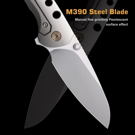 Нож Remette Bee, M390, Titanium Handle, Toothpick, RT-Bee-T