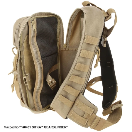 Тактический рюкзак MAXPEDITION Sitka Gearslinger 15L, Khaki, 0431K Тактический рюкзак MAXPEDITION Sitka Gearslinger 15L, Khaki, 0431K