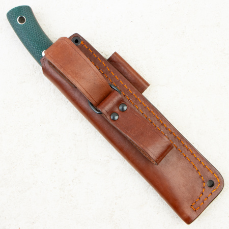 Нож Южный Крест Траппер, Convex, Elmax, Micarta Изумруд, Насечка, 255.2352.Elmax.K