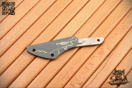 N.C. Custom Koi Bead Blasted, AUS 8, Gray Kydex - купить в интернет-магазине Blademan