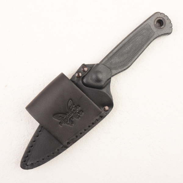 Нож Benchmade Dacian, MagnaCut, Black Micarta Handle, Black Grivory Sheath, 203BK-02