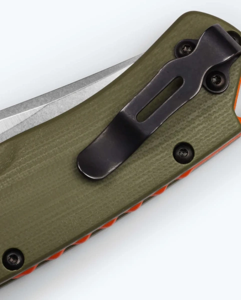 Нож Benchmade Taggedout, S45VN, OD Green G10 Handle, 15536