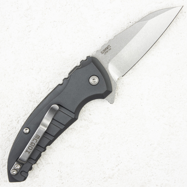 Нож Hogue X1 MicroFlip, CPM 154, Aluminum Gray