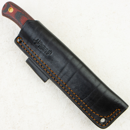Нож Южный Крест Скаут L, VG10, Convex, Micarta Black/Red, Насечка