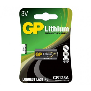 Литиевая батарейка GP-CR123A Литиевая батарейка GP-CR123A - купить в интернет-магазине Blademan