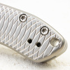 Нож WE Knife Button Lock Kitefin, CPM 20CV, Ripple Patterned Gray Titanium Handle Нож WE Knife Button Lock Kitefin, CPM 20CV, Ripple Patterned Gray Titanium Handle - купить в интернет-магазине Blademan