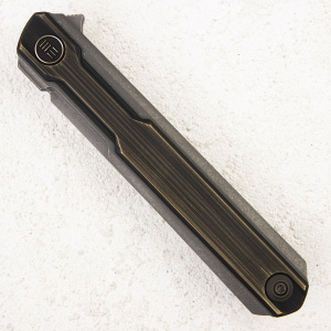 Нож WE Knife Peer, 20CV, 6AL4V Titanium/Brass Gray-Black - складной туристические ножи из стали Нож WE Knife Peer, 20CV, 6AL4V Titanium/Brass Gray-Black - складной туристические ножи из стали