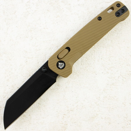 Нож QSP Penguin V2 Glyde Lock, Black, 14C28N, FRN Khaki Handle, QS130GL-C2