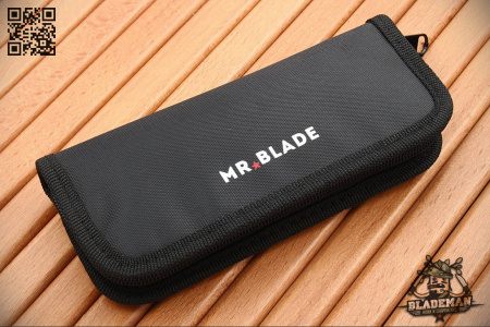 Mr.Blade Ferat, D2 Stonewash Serrated, Black G10 - купить в интернет-магазине Blademan