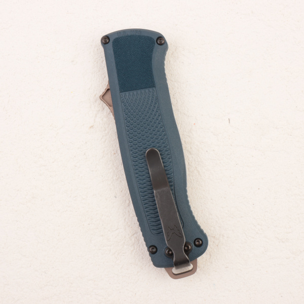 Нож Benchmade Shootout, CruWear, Crater Blue Grivory Handle, 5370FE-01