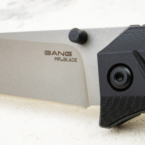 Mr.Blade Bang, D2, Stonewashed, G10 Black Mr.Blade Bang, D2, Stonewashed, G10 Black