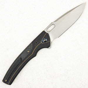 Нож WE Knife Exciton, CPM 20CV, Titanium/Twill Carbon Fiber Black. LIMITED EDITION - складной туристические ножи из стали Нож WE Knife Exciton, CPM 20CV, Titanium/Twill Carbon Fiber Black. LIMITED EDITION - складной туристические ножи из стали
