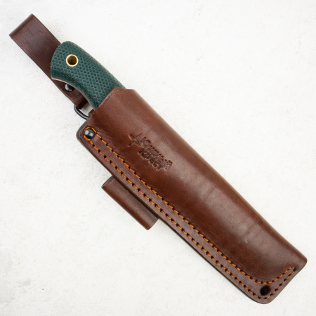 Нож Южный Крест Кедр L, VG-10, Конвекс, Микарта Изумруд - купить в интернет-магазине Blademan