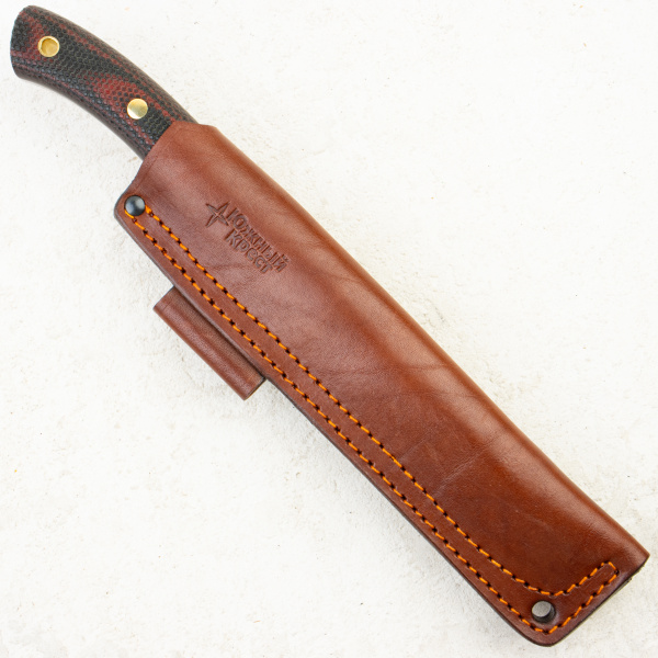 Нож Южный Крест Praiter, Convex, VG-10, Micarta Black/Red, 246