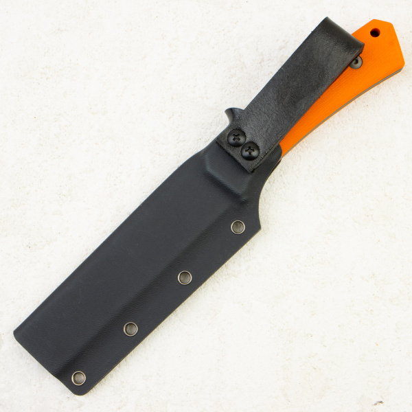 Нож OWL Barn F, N690 Cryo, G10 OR/BK, Kydex BK/CL