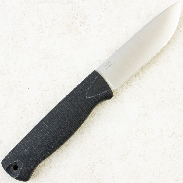 Нож OWL Hoot F, N690 Cryo, Micarta Black, Kydex